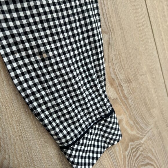 🖤Jones New York signature Gingham  Black and white button up shirt Sz M - Picture 11 of 12
